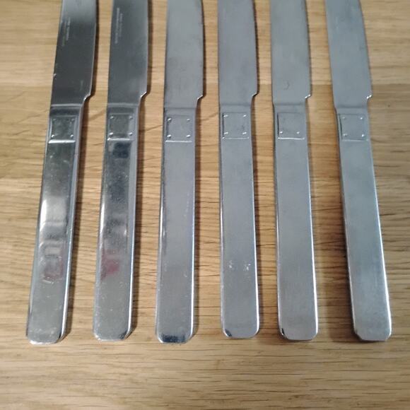 6 Reed & Barton Telluride 9" Dinner Knives Select Korea Stainless Steel - Picture 7 of 7